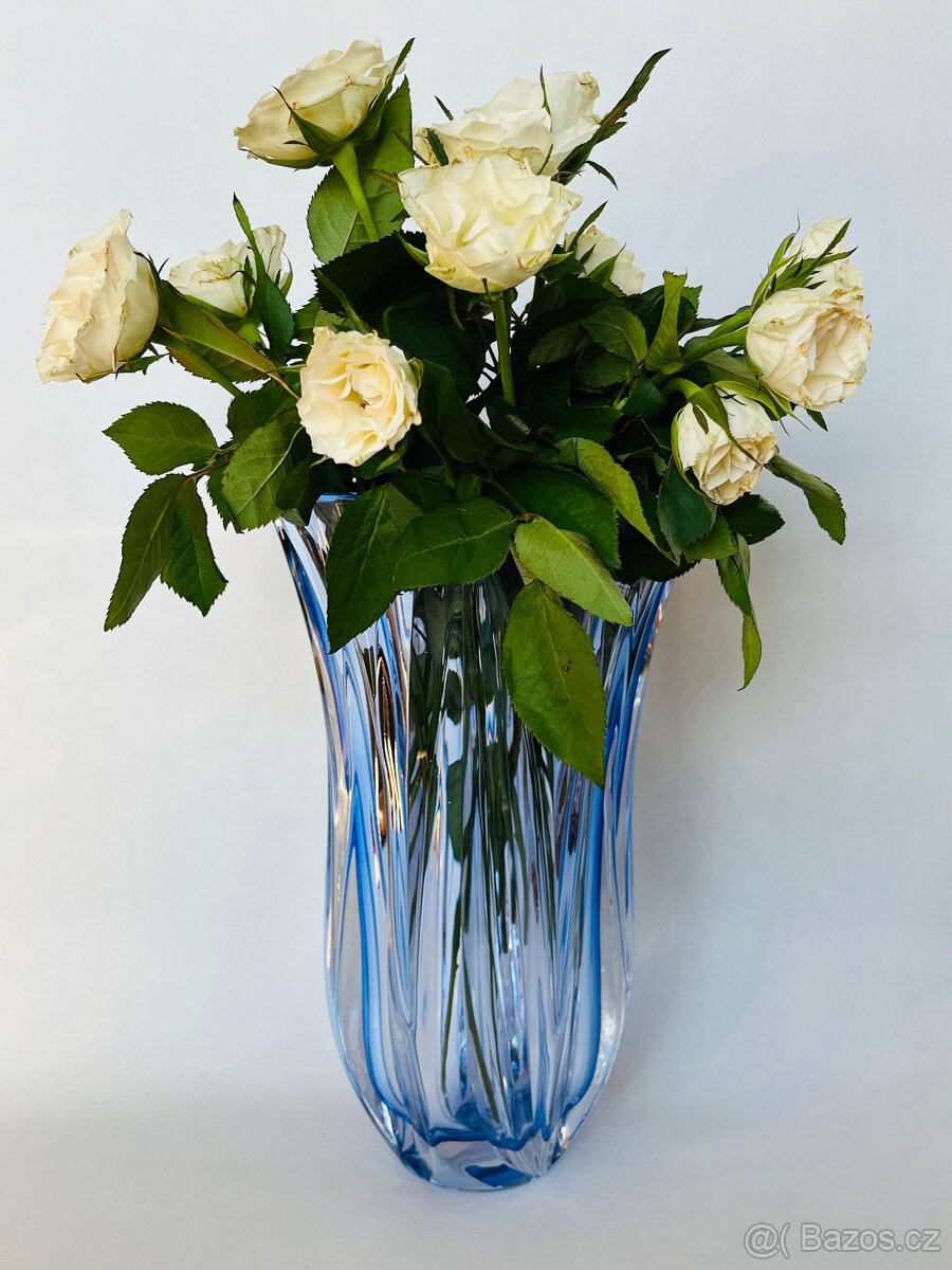 Nová křišťálová váza 28.5 cm, Bohemia Treasury 3.2kg - 9