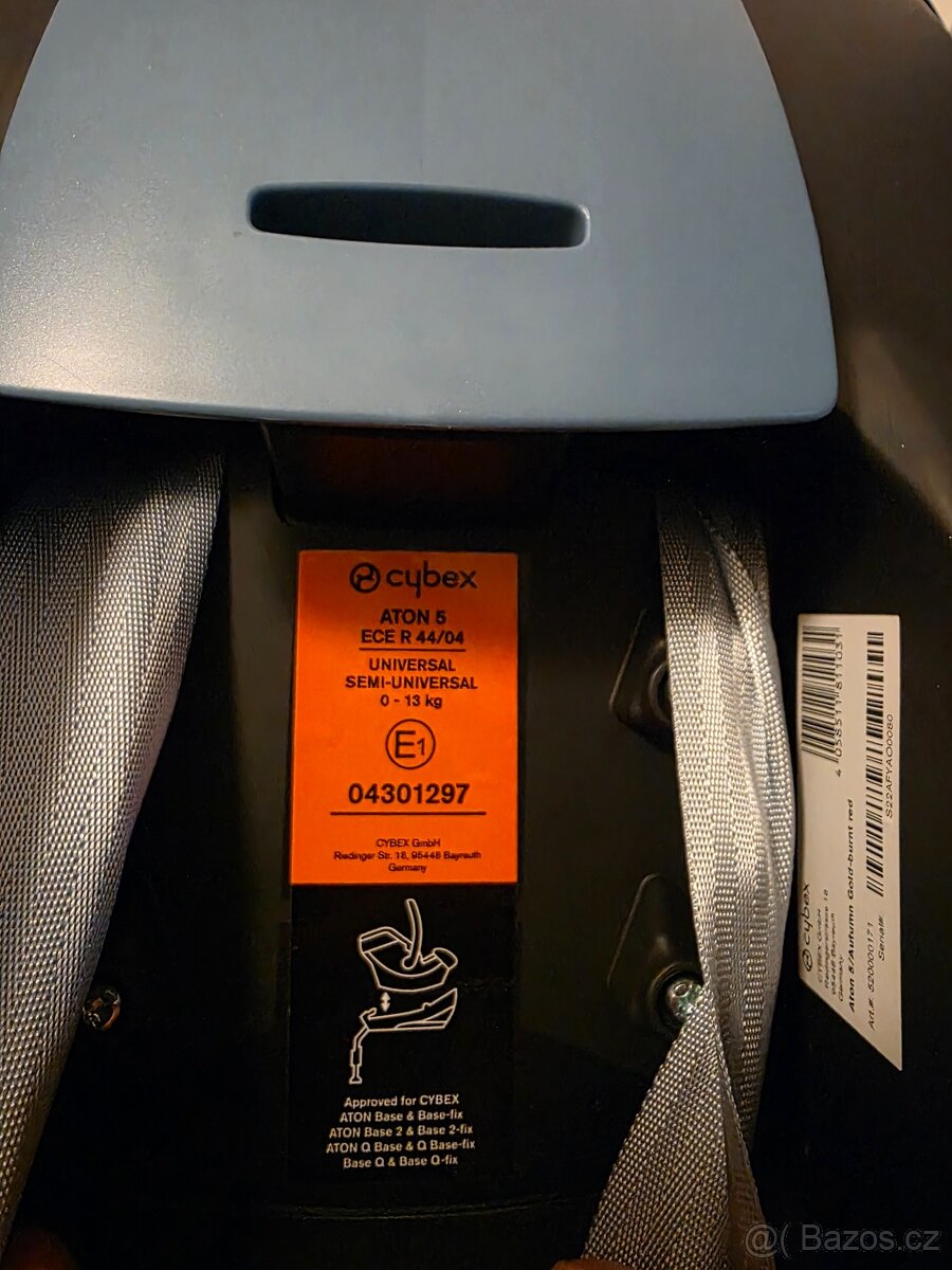 Cybex Priam Rosegold Lux Carry Cot Autumn Gold - 9