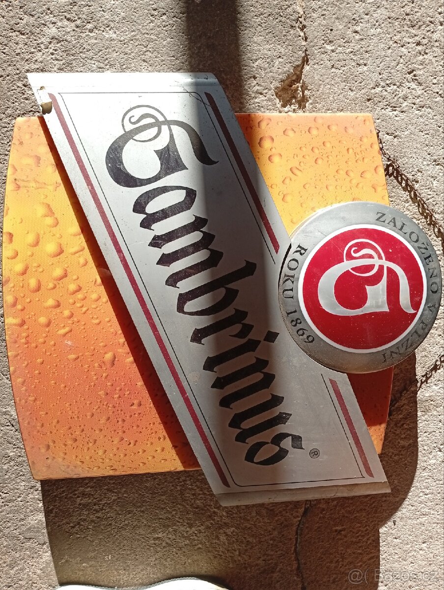 Gambrinus reklamní cedule - 9