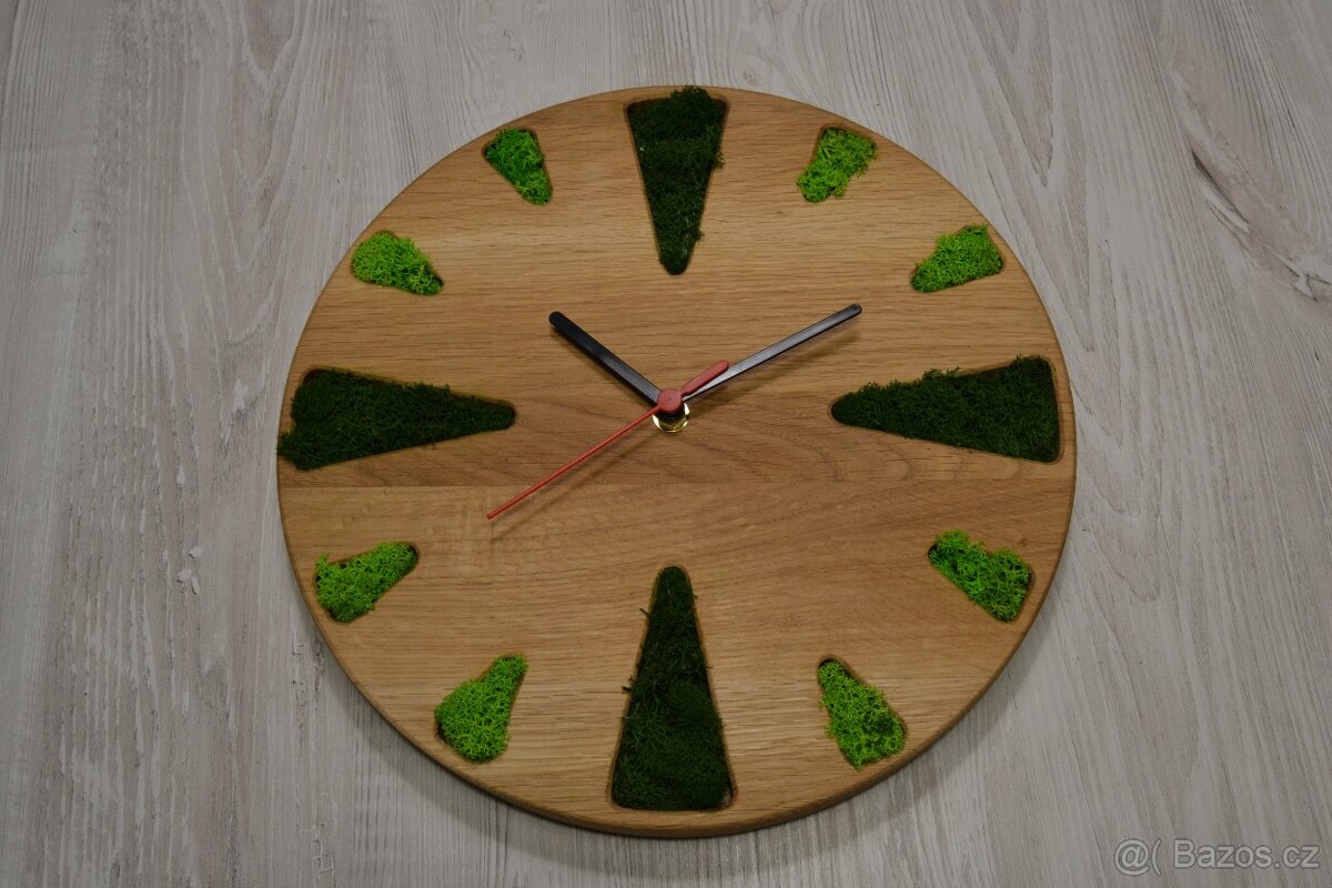 Dřevěné hodiny, mechové hodiny - 9