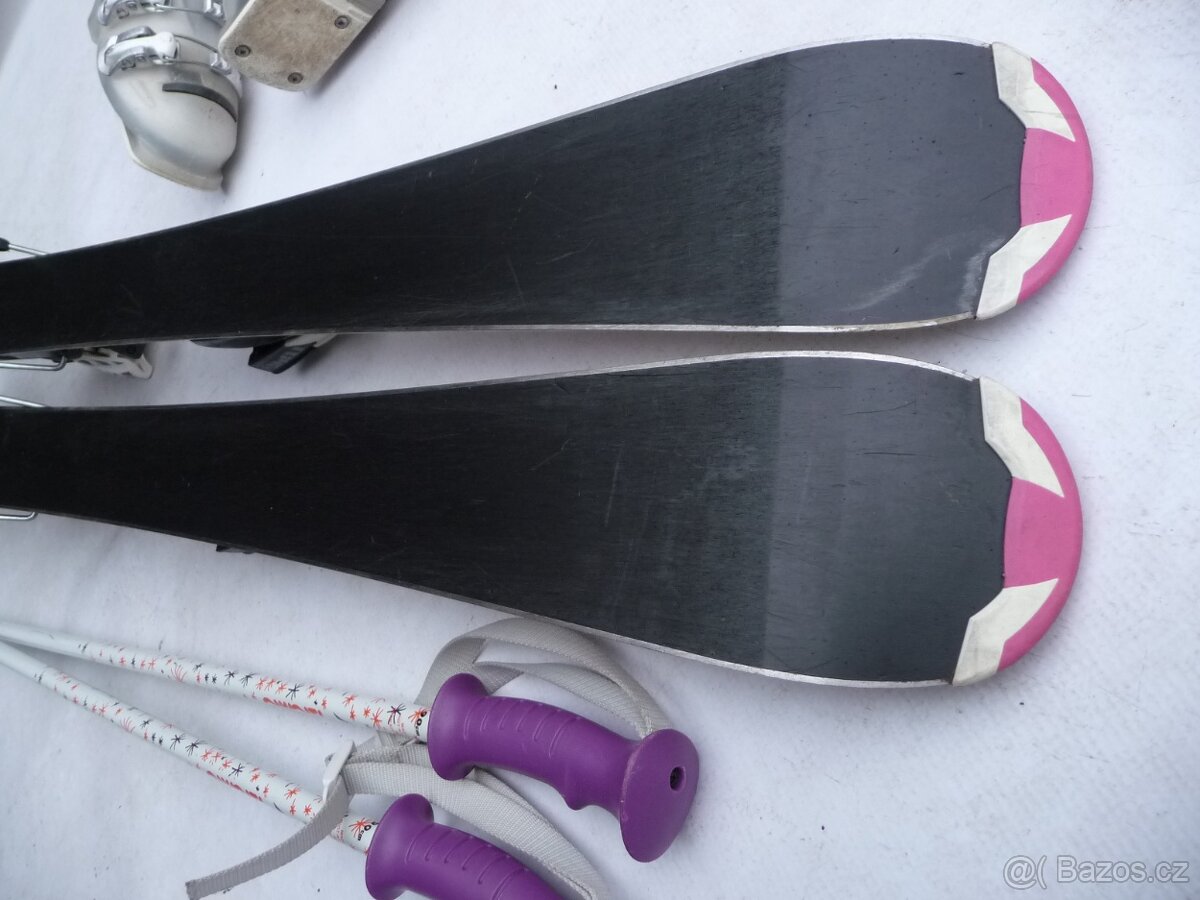 239. Detske lyže TECNO - 100 cm + boty LANGE 30 eu + hole - 9