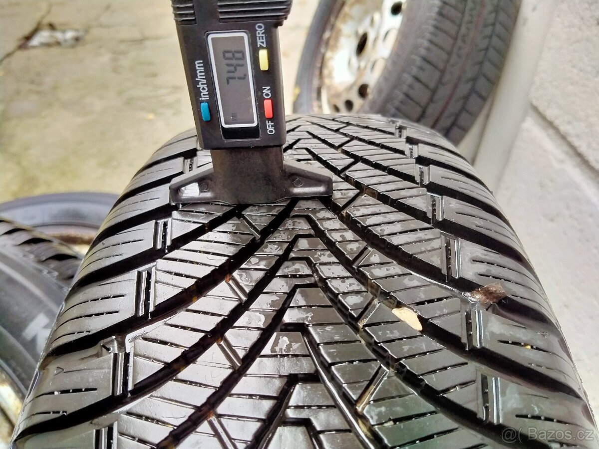 Ocelová kola 6J x 15, 5x112,ET 47, celoroční pneu 195/65 R15 - 9