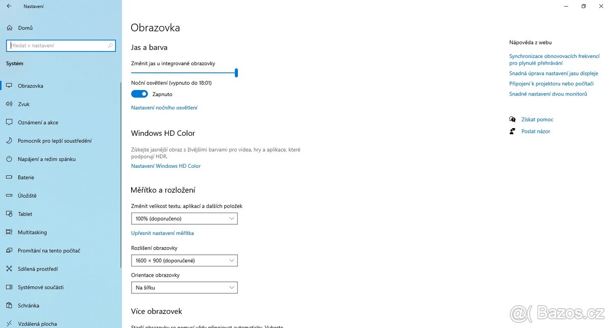 MSI CR720 – 17,3” notebook, SSD 120 GB, Intel i3, Windows 10 - 9