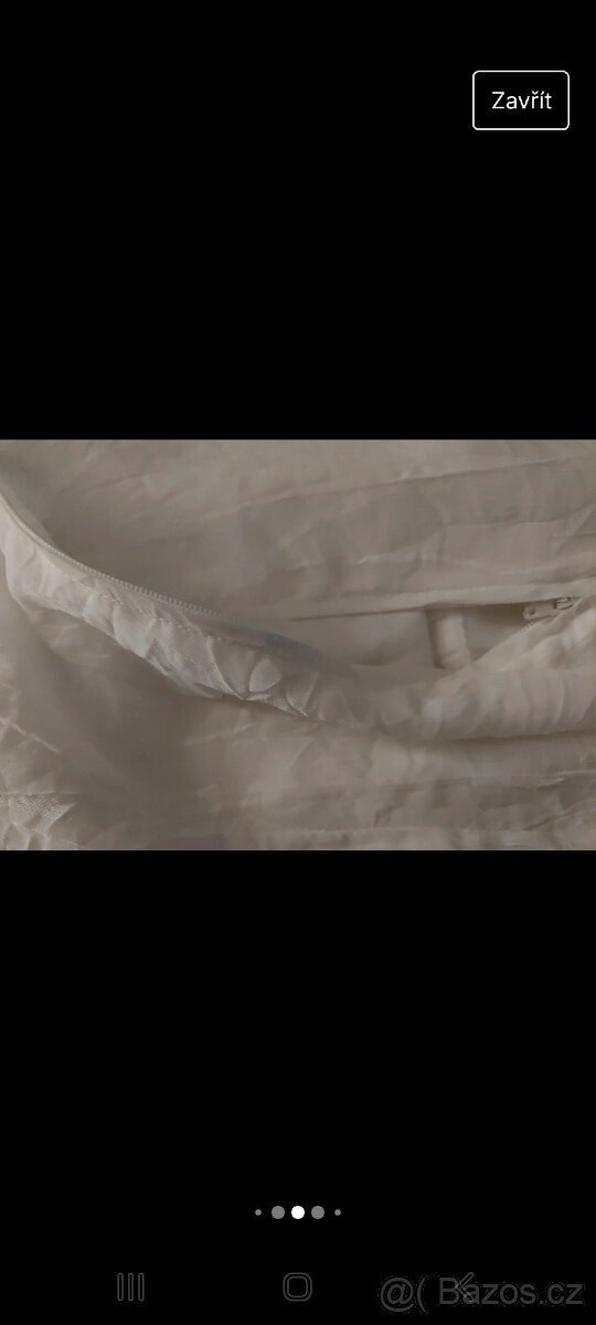 Bílé šaty na úzká ramínka. Vhodné i jako večerní. - 9