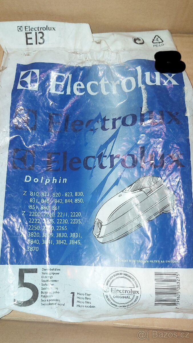 Prodám nerozbalené balení sáčků Eta, Concept, Electrolux, - 9