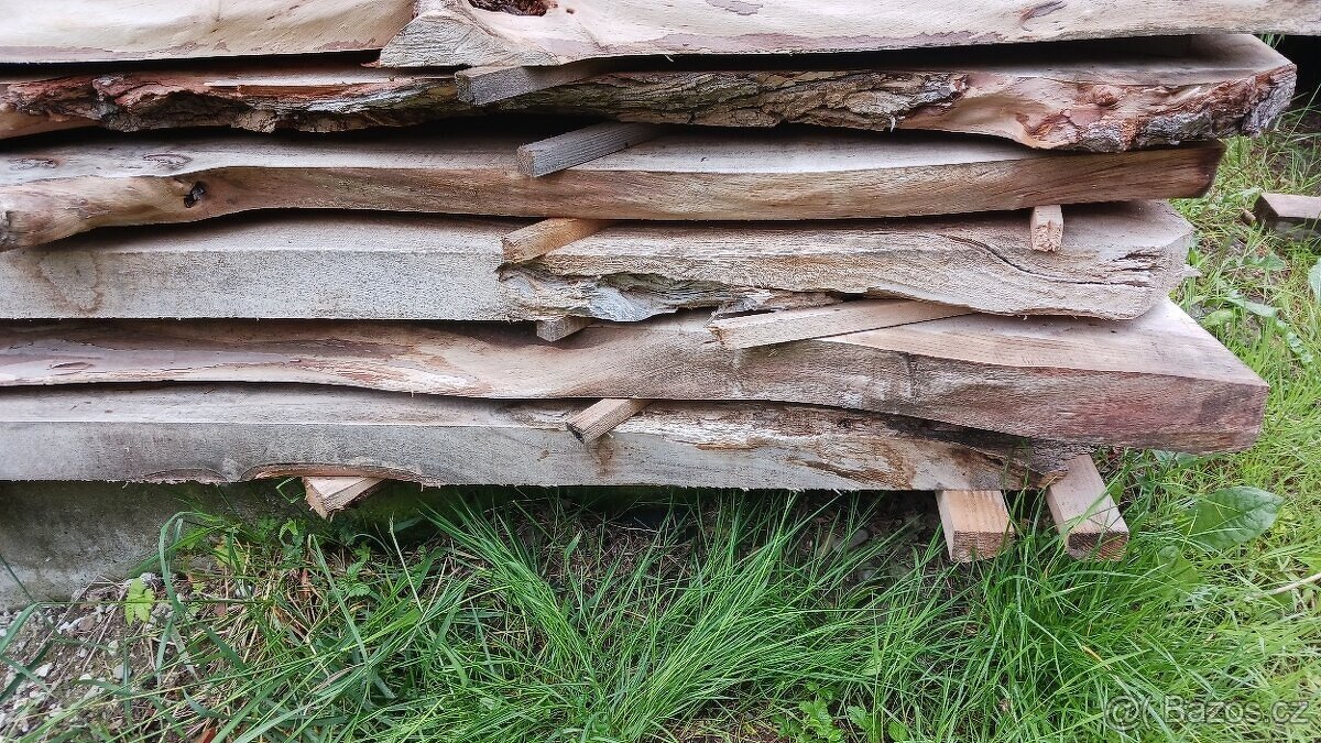 Jilmové suché fošny, sušeno 5,5 roku - 9