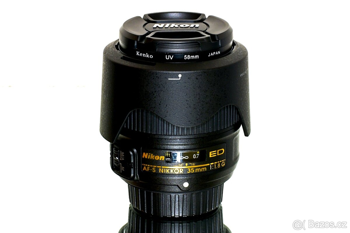 Nikon AF-S 35mm f/1,8 G ED FX NEPOUŽITÝ dědictví - 9