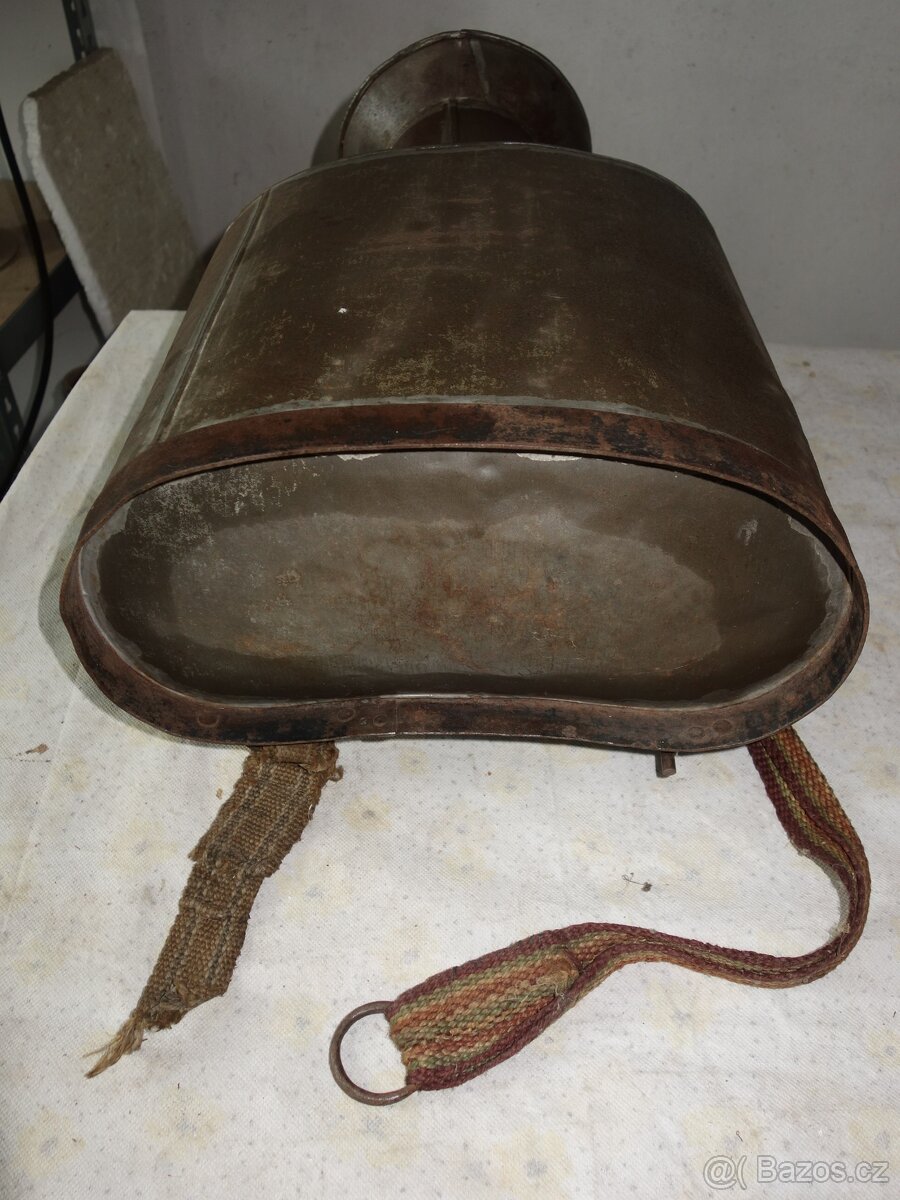 Plechové vědro vojenské ?, konvice na mléko na záda č.2 - 9