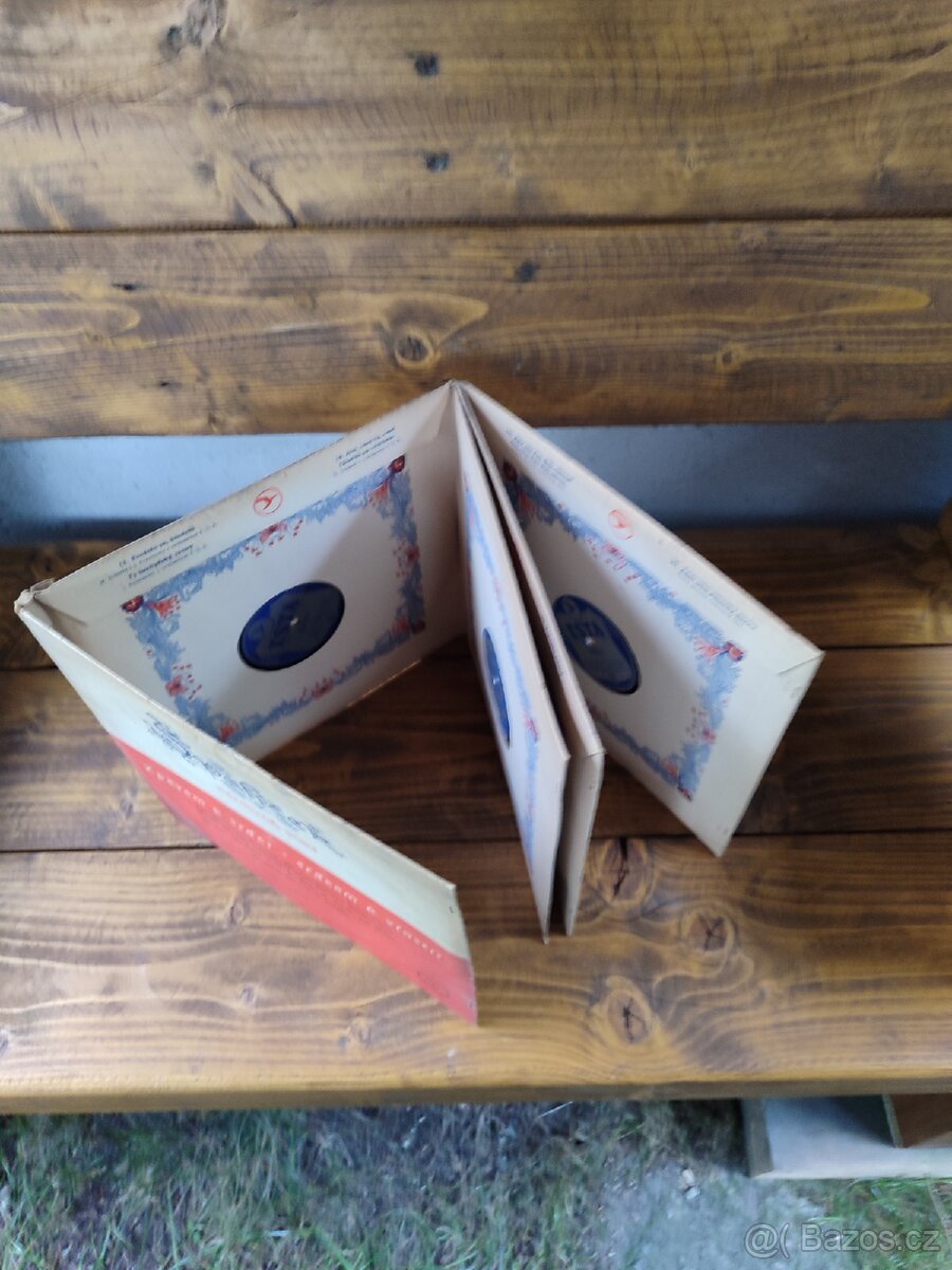 Staré vinylové desky v kompletech cca 5ks v serii - 9