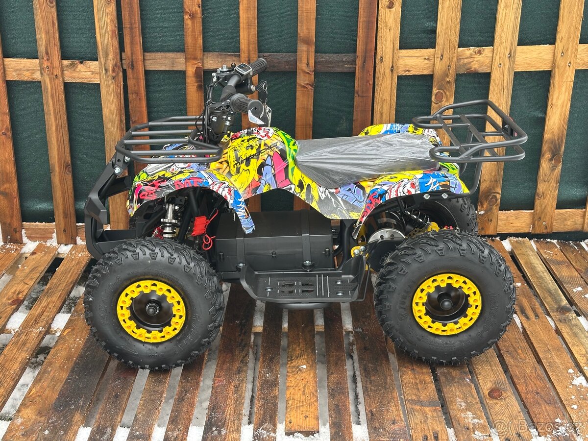 Elektro ATV Čtyřkolka 1200W 48V kola 6” AE006-7 - 9
