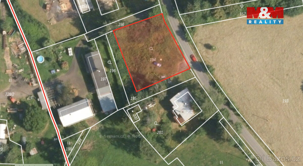 Prodej komerčního pozemku, 1093 m², Chřibská - 9