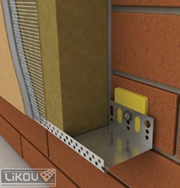 Zakládací lišta s okapnicí hliníková - 9