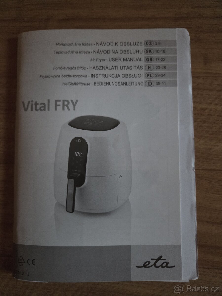 ETA Horkovzdušná fritéza - 9