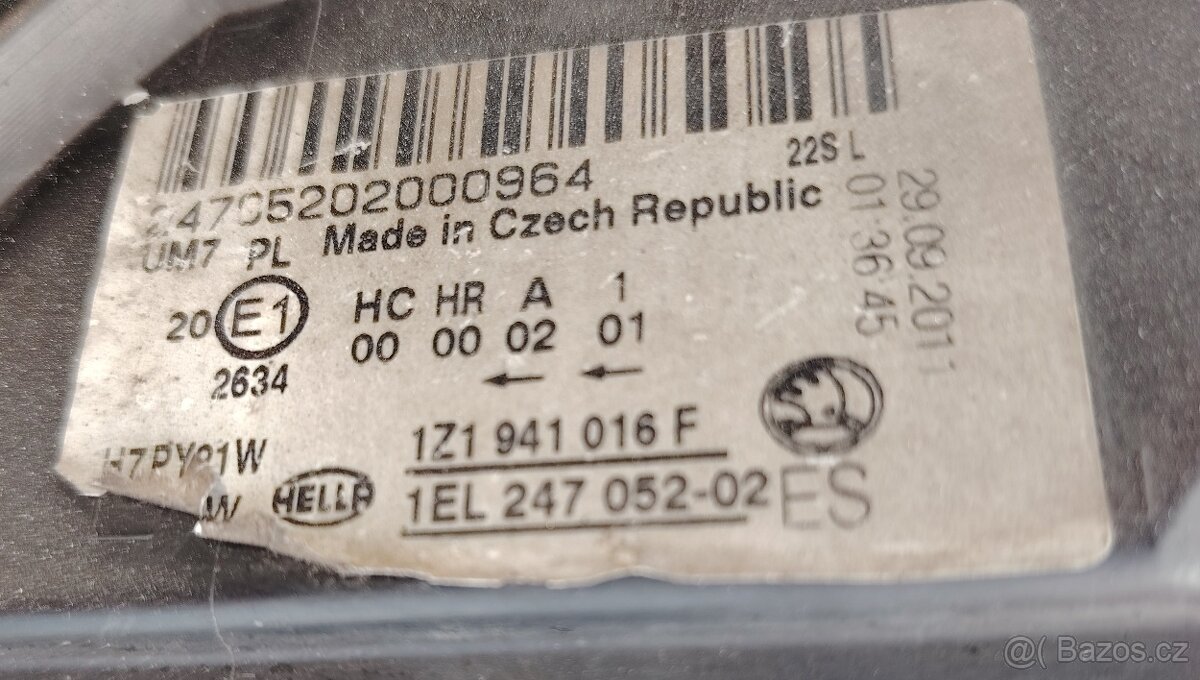 Octavia 2 Facelift blatník pravý - 9