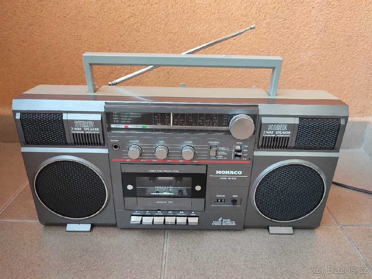 STEREO RADIO CASSETTE RECORDER MONACO RD-8104. - 9