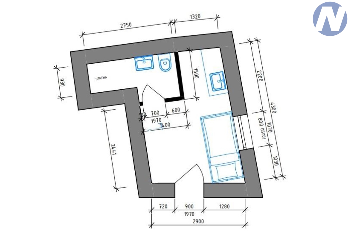 Pronájem obchodního prostoru, 20 M2, Svornosti, Vimperk - 9