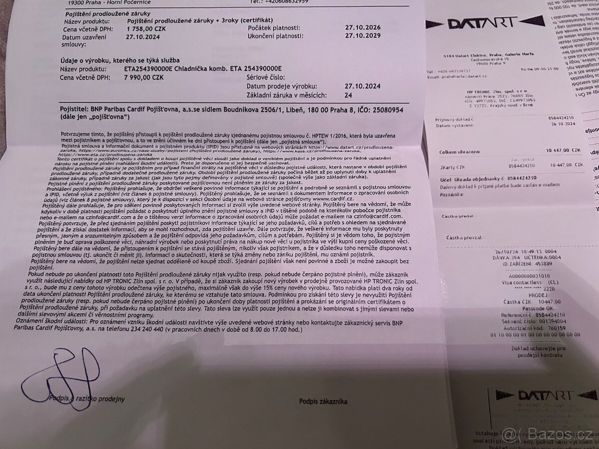 Dobrý den prodám ledničku ETA - 9