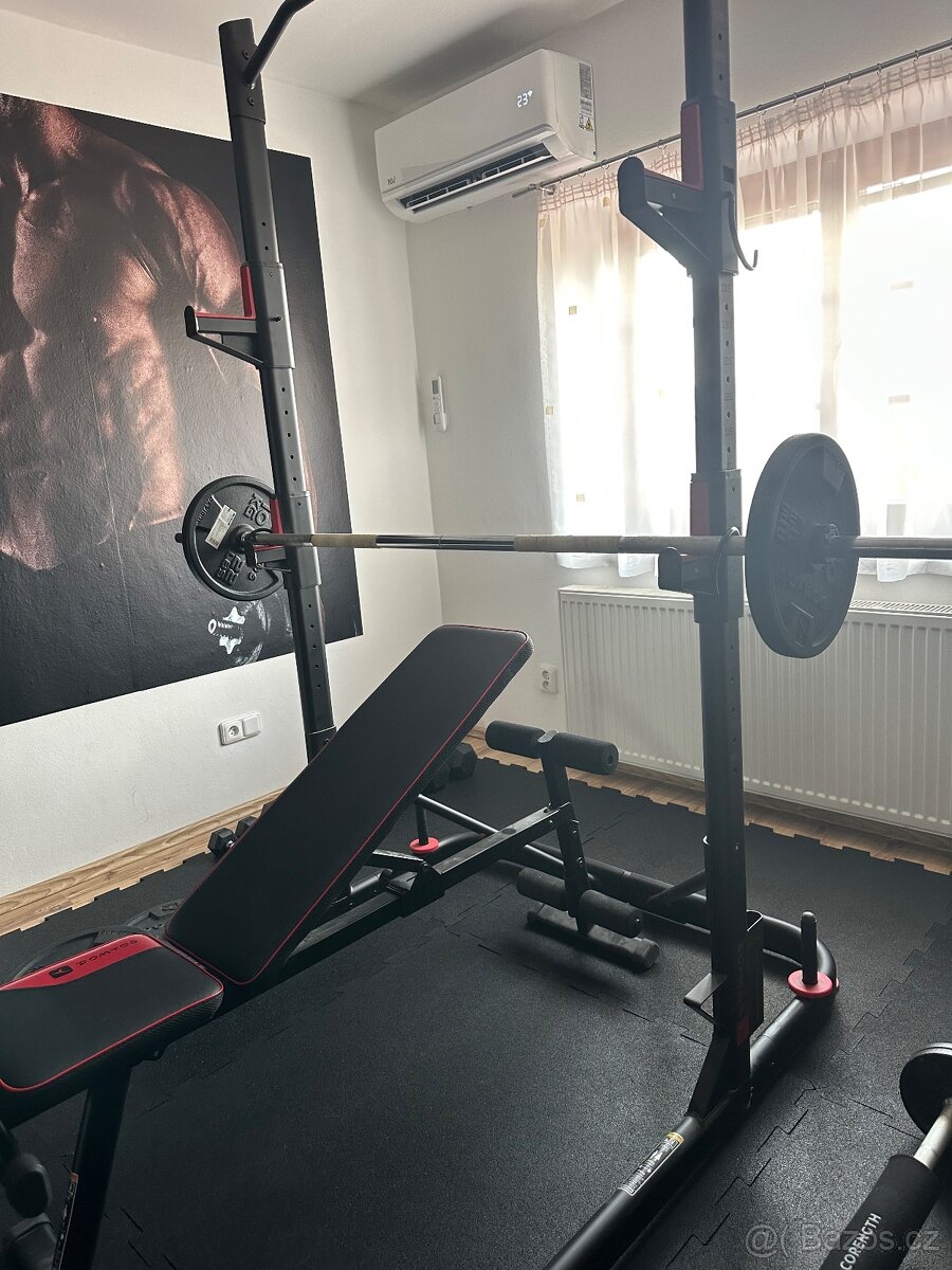 Posilovací věž Rack 500 + lavice a příslušenství - 9