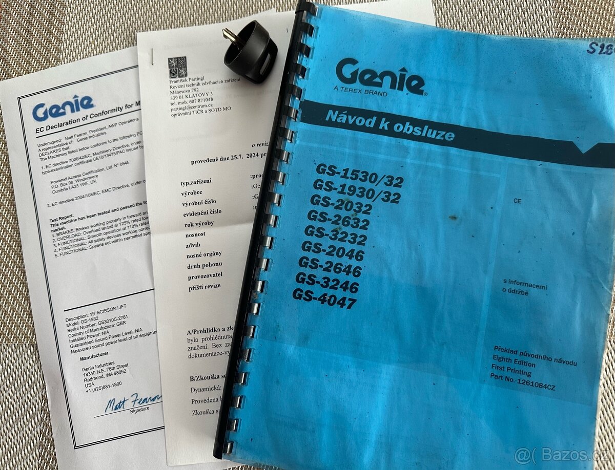 Nůžková aku plošina Genie GS 2632 - 9