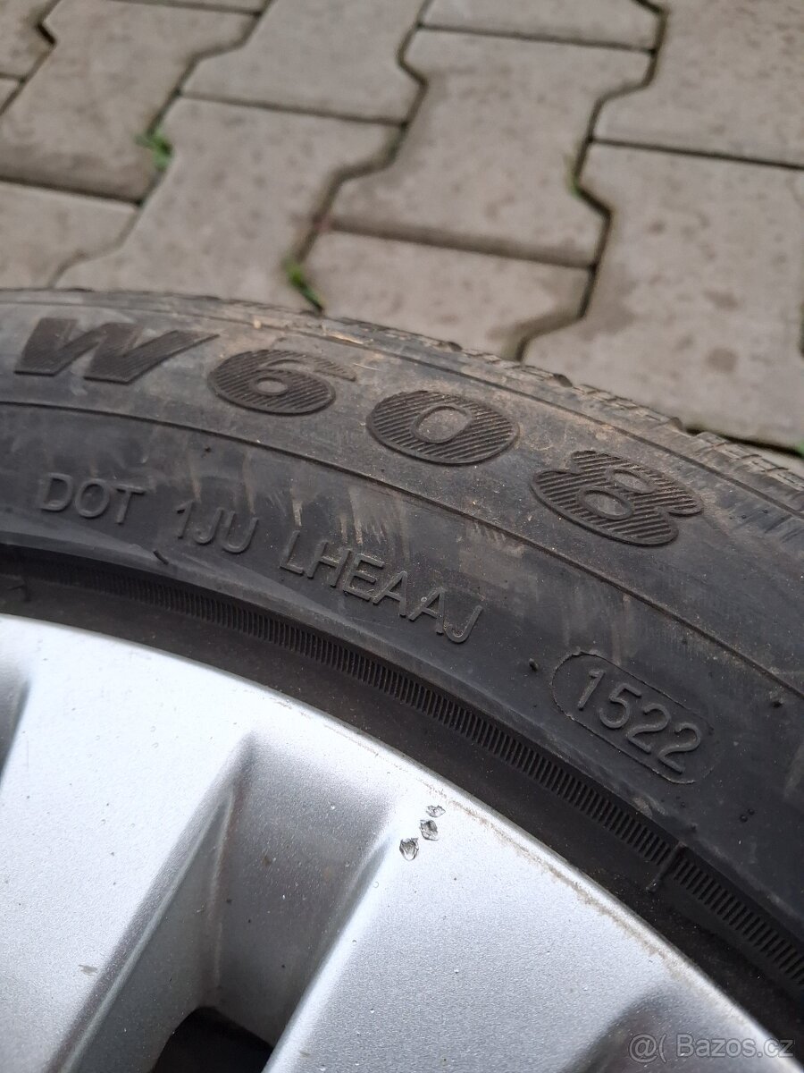 BMW kola 5x120 R16 + zimní pneu - 9