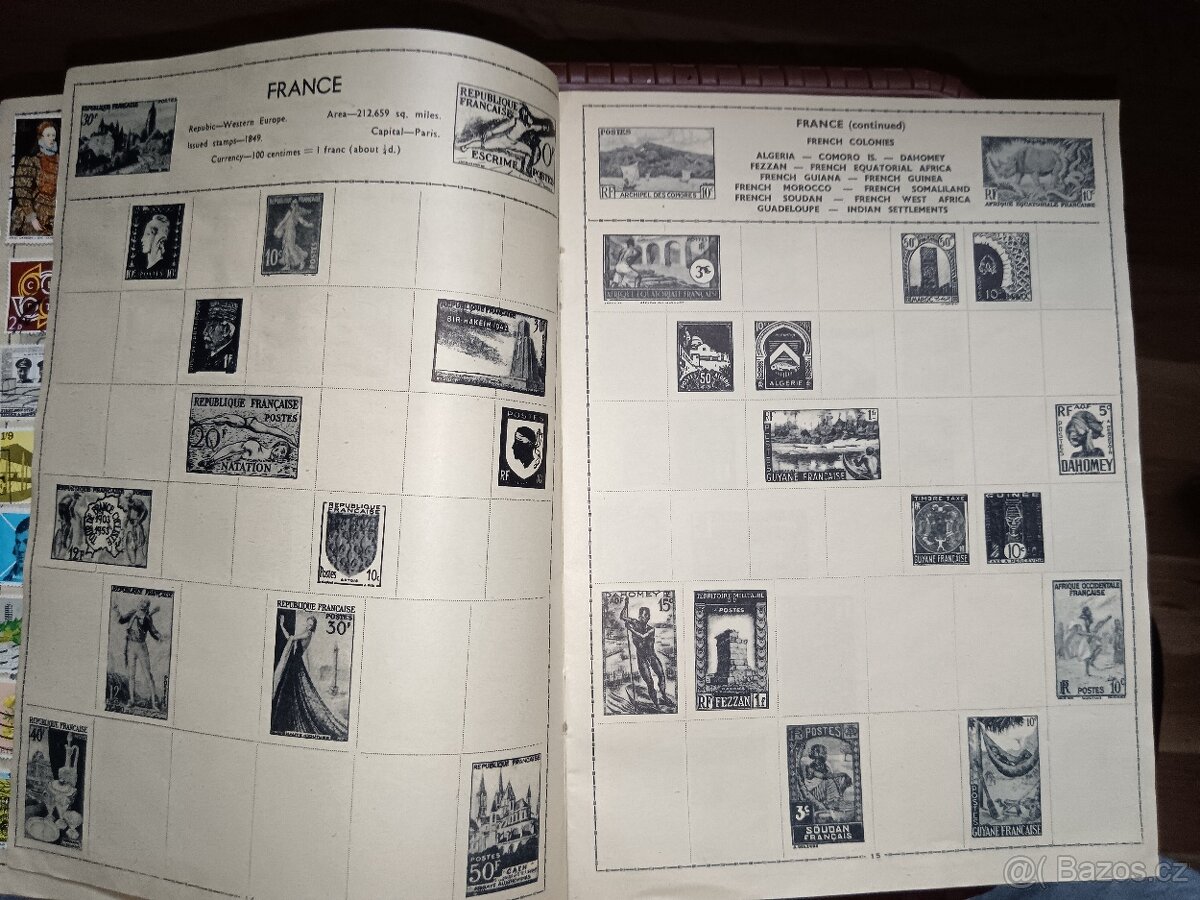 Album-známky-Anglie-královna. - 9