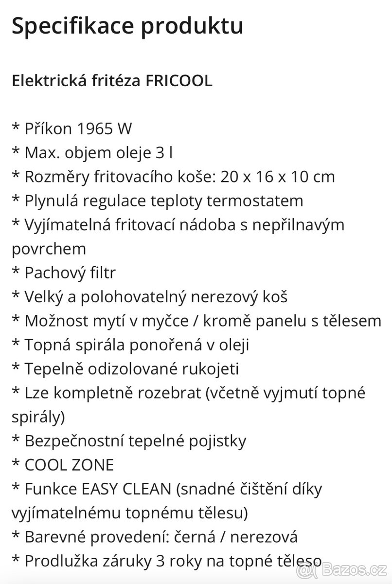 ETA fritéza Fricool - 9