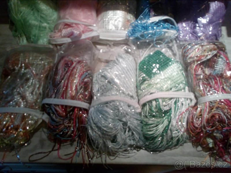 ORIGINÁLNÍ ZÁVĚSY...BOHO STYL 50%SLEVA,,barevné i melír - 9