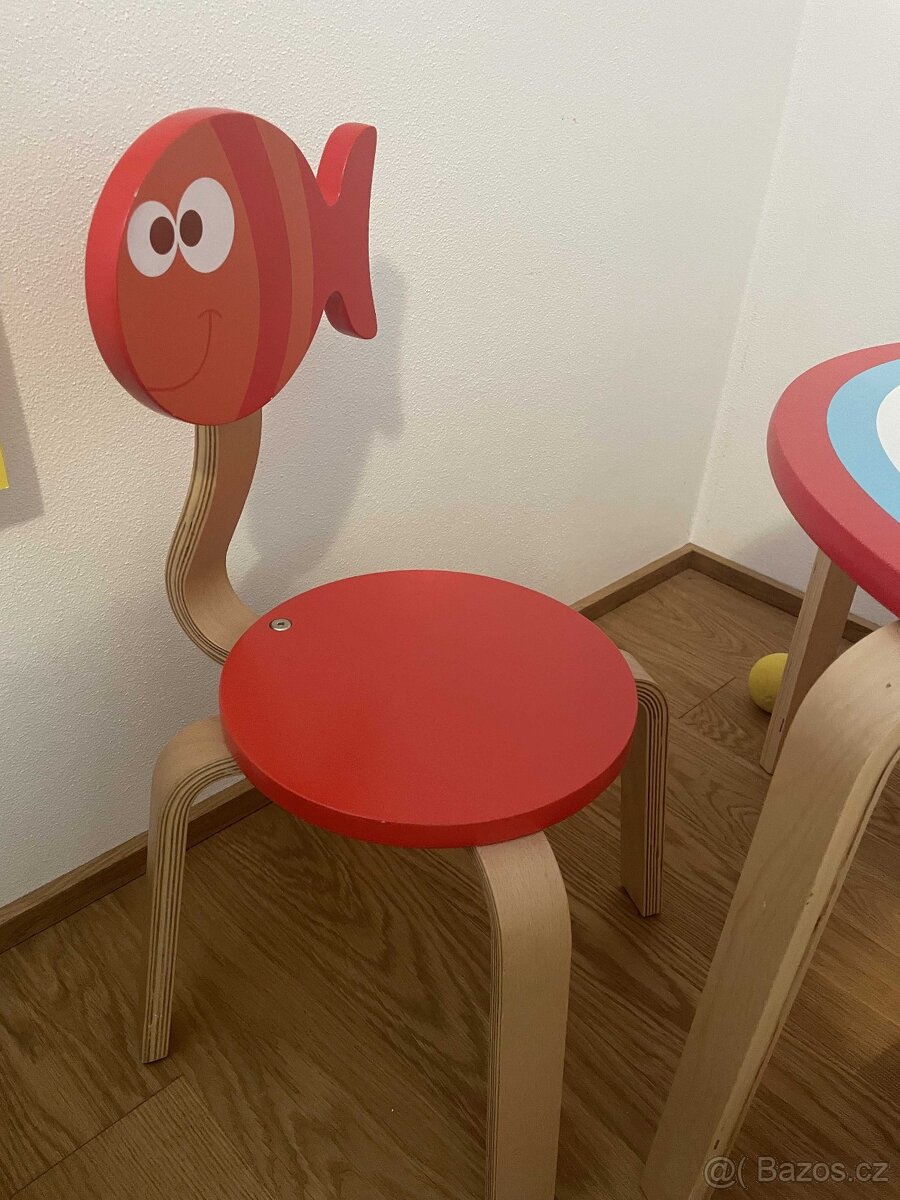 Dětský nábytek, Stůl a 2 židle - 9
