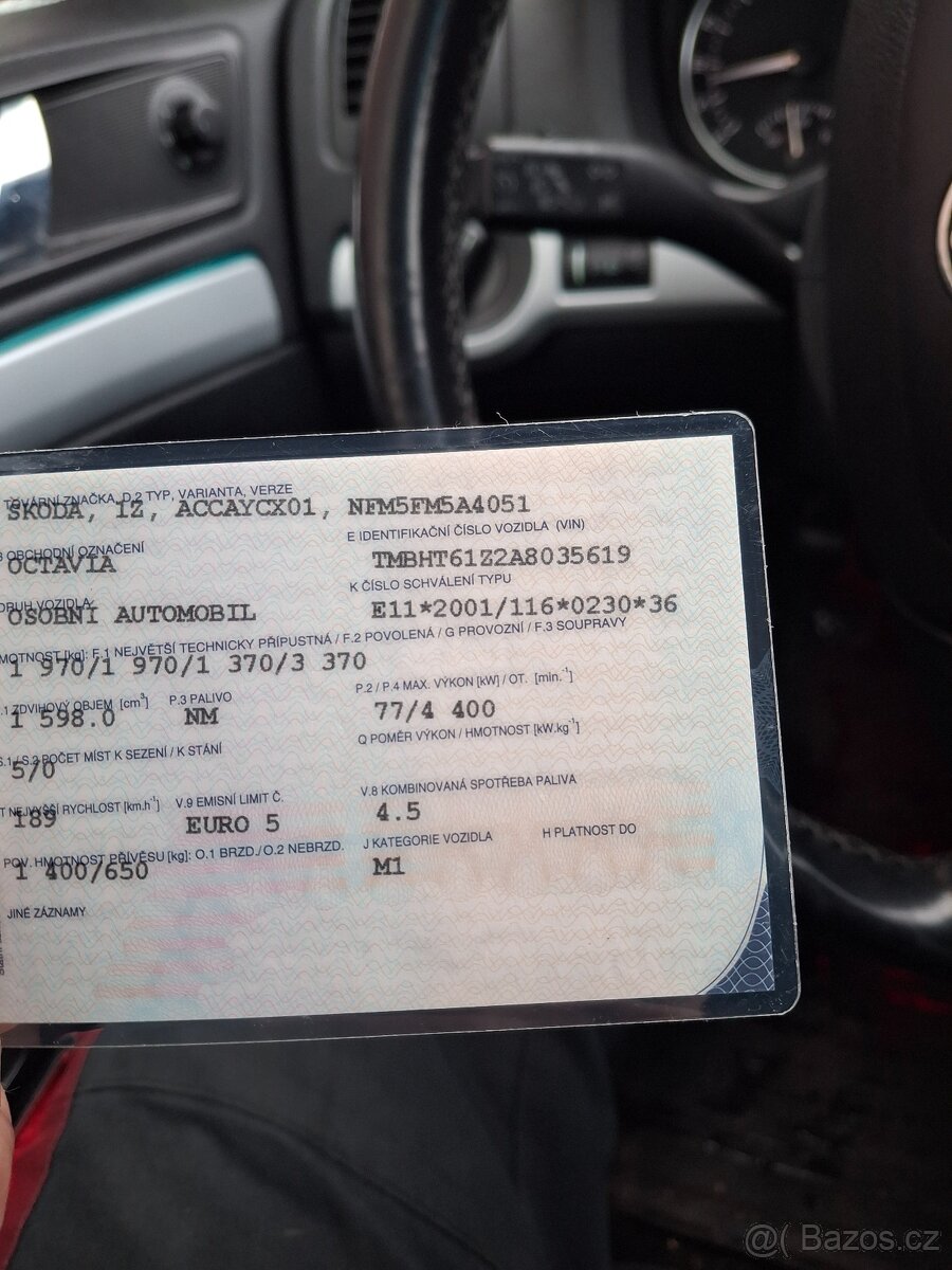 Škoda octavia 1.6 Tdi 77Kw - 9