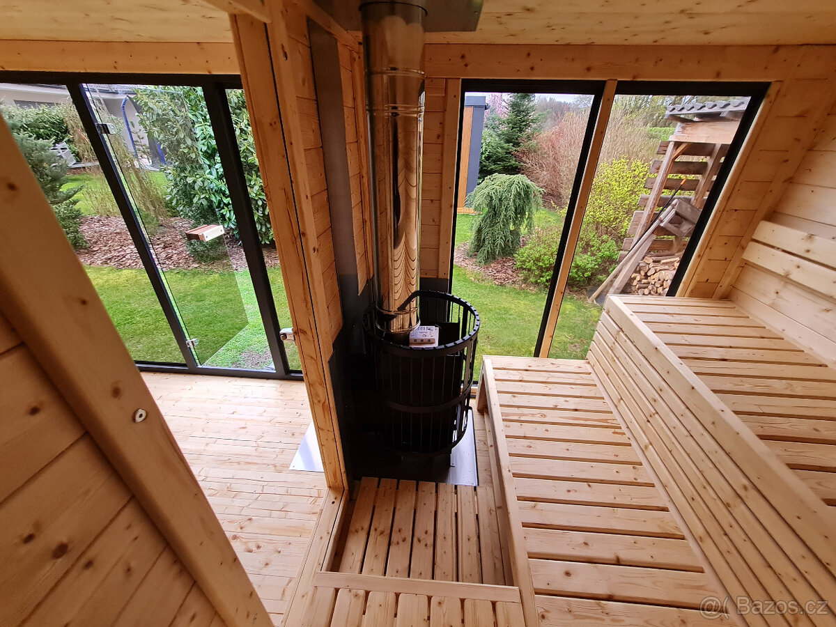 Venkovní saunový domek s odpočívárnou - 9