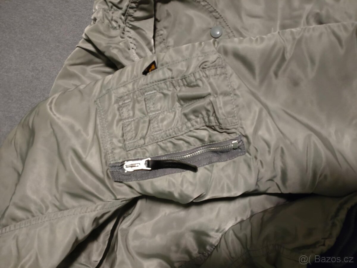 BUNDA N3B ALJAŠKA ALPHA INDUSTRIES SILVER XL - 9