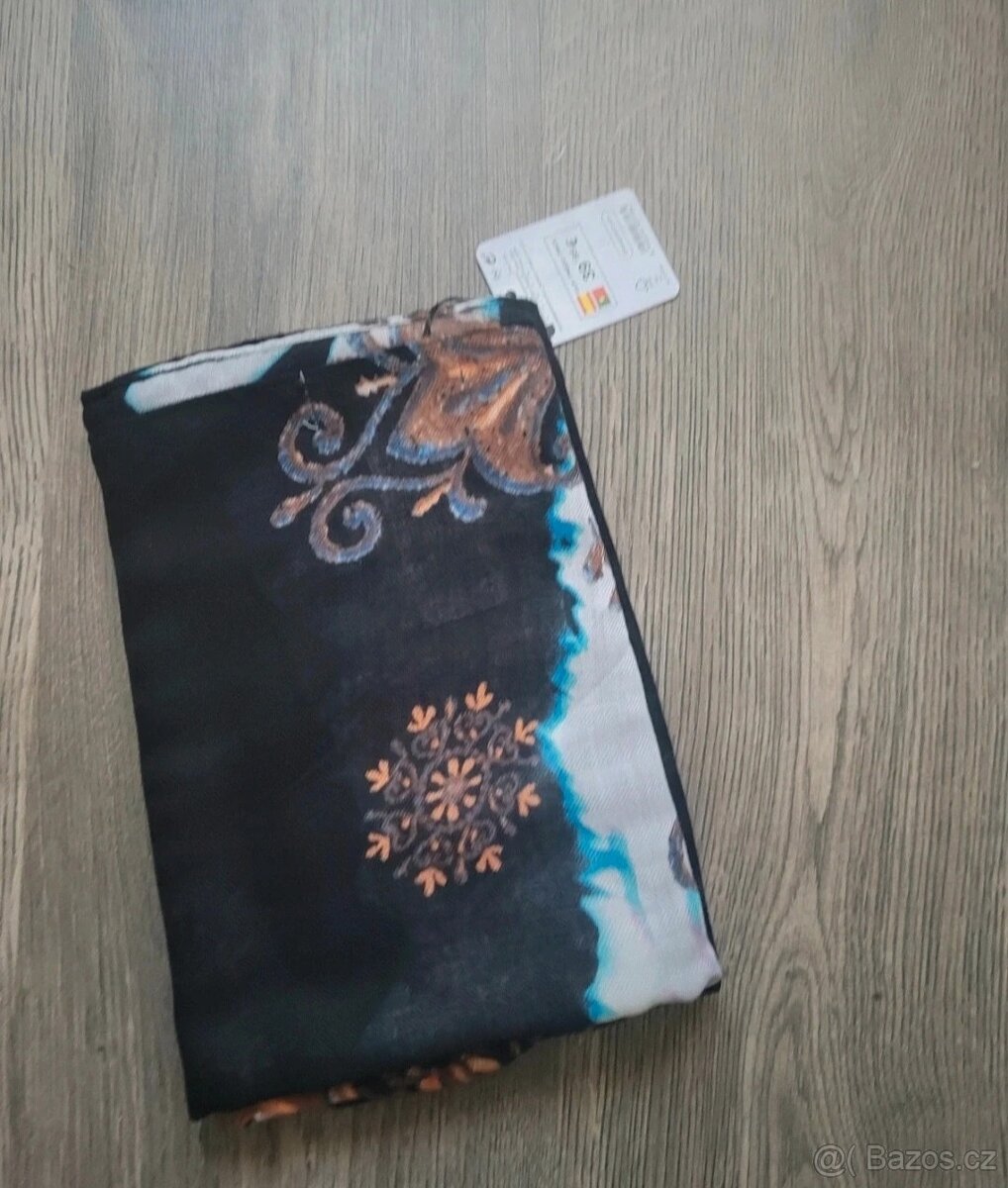 Desigual Deva Black nový dámský značkový šátek šála - 9