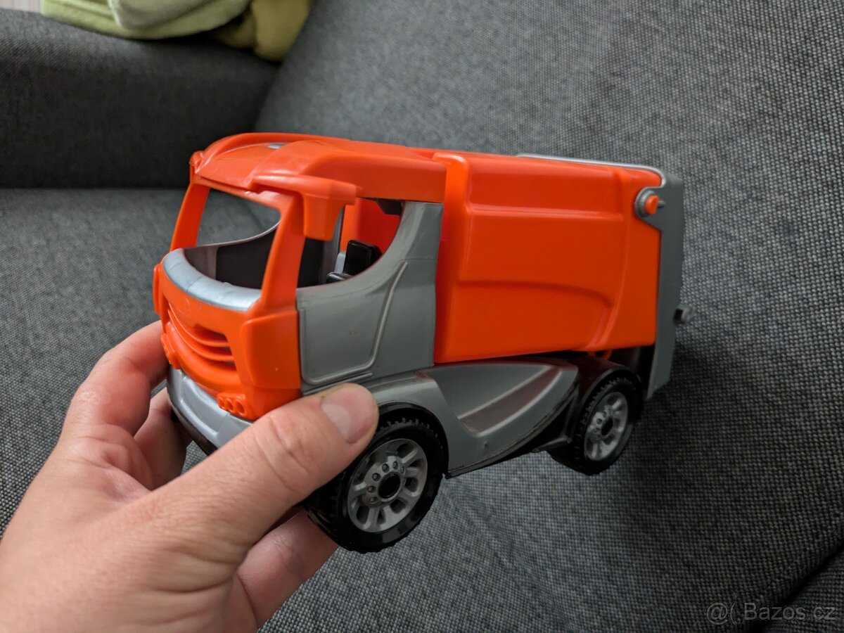 Lena Auto Truckies popeláři 25 cm s panáčkem - 9