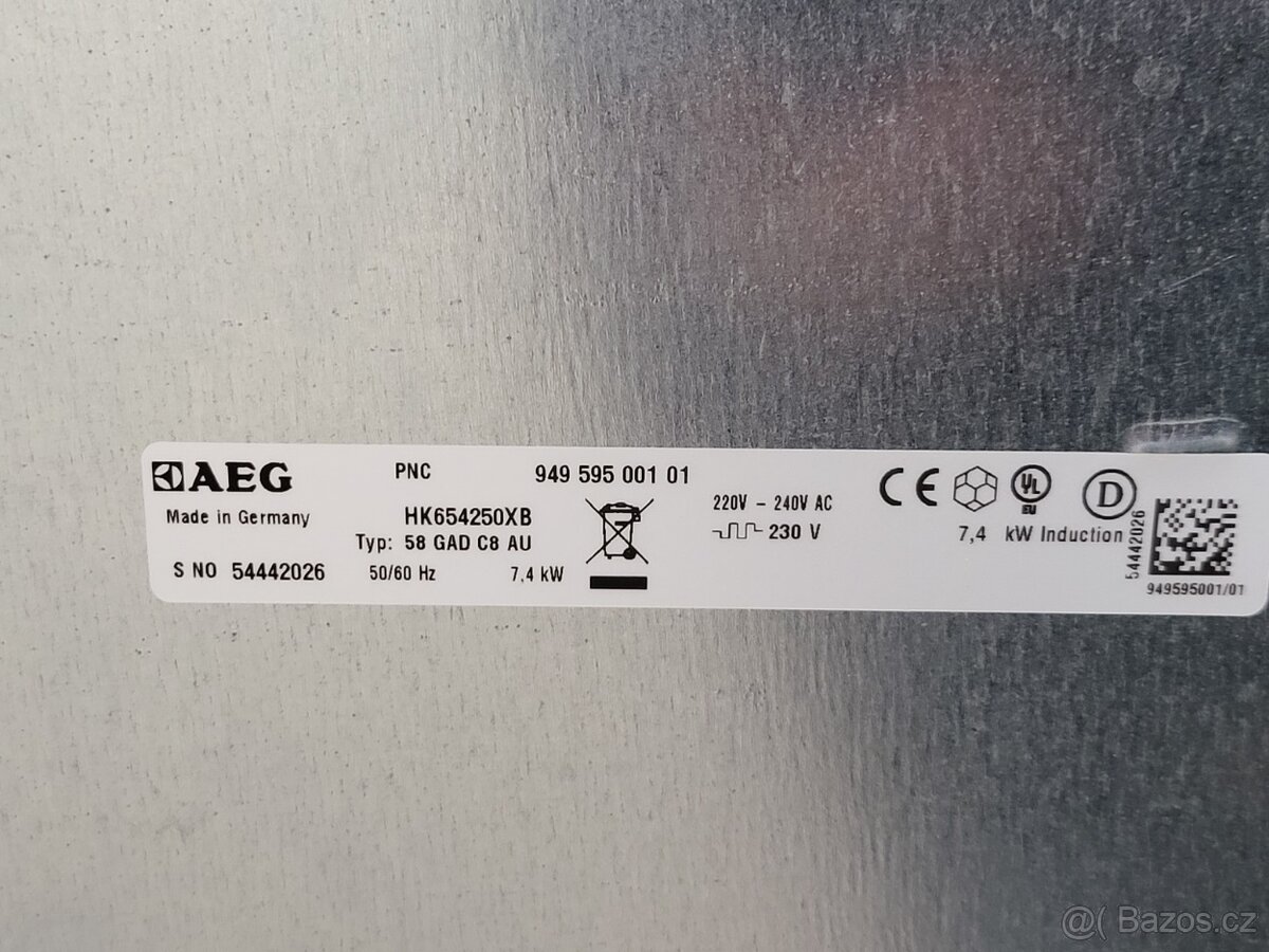 varná deska AEG indukce 57x51,5 - 9