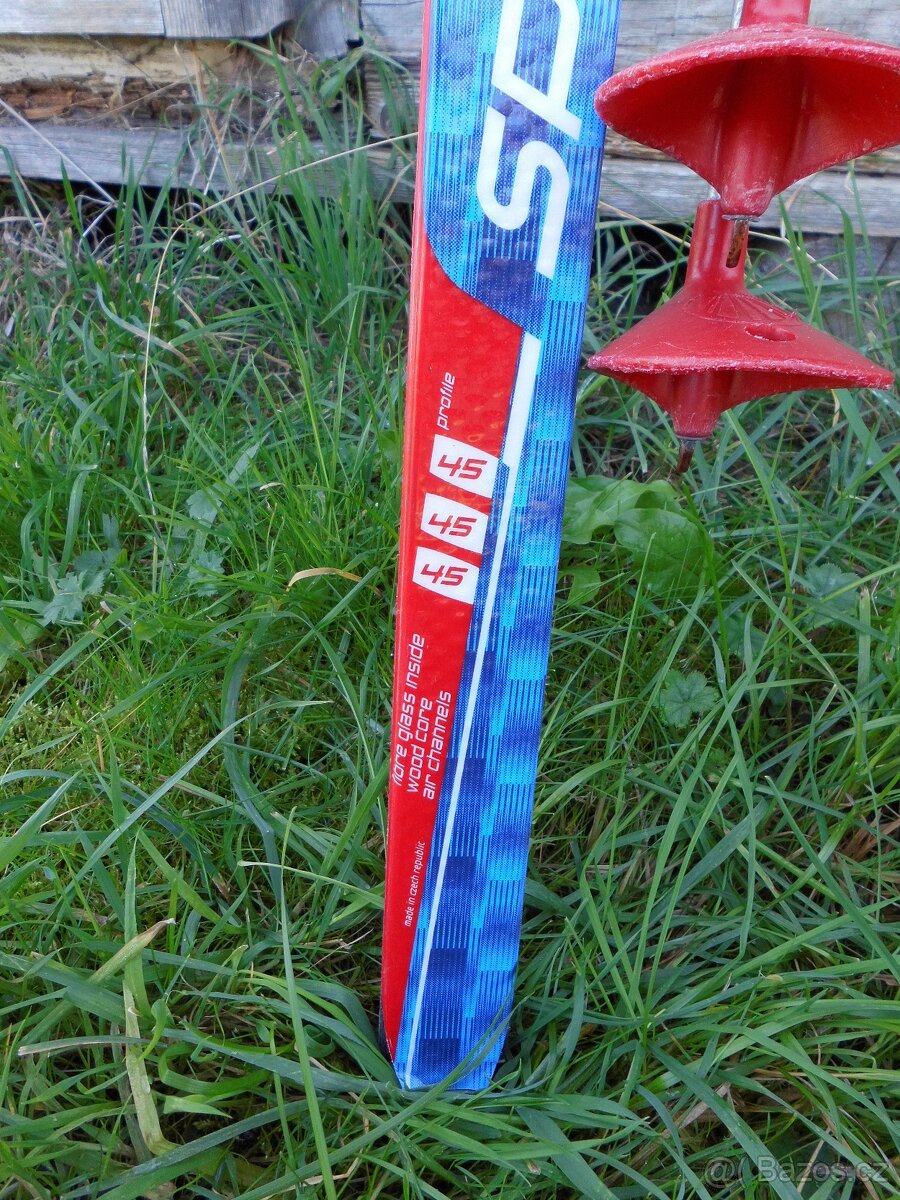 Lyže běžky, hole, boty. - 9