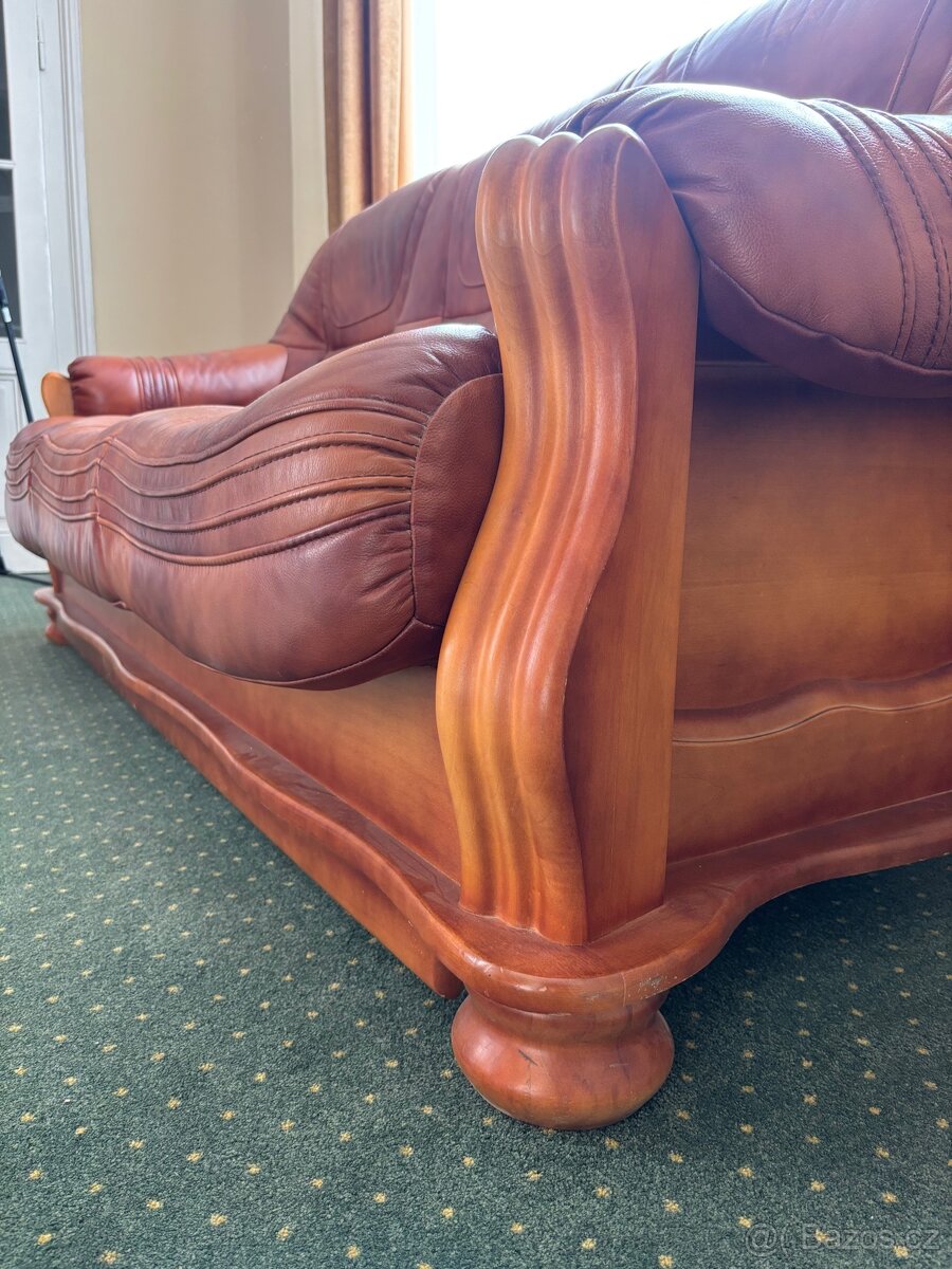 Kožená sedací souprava - 9