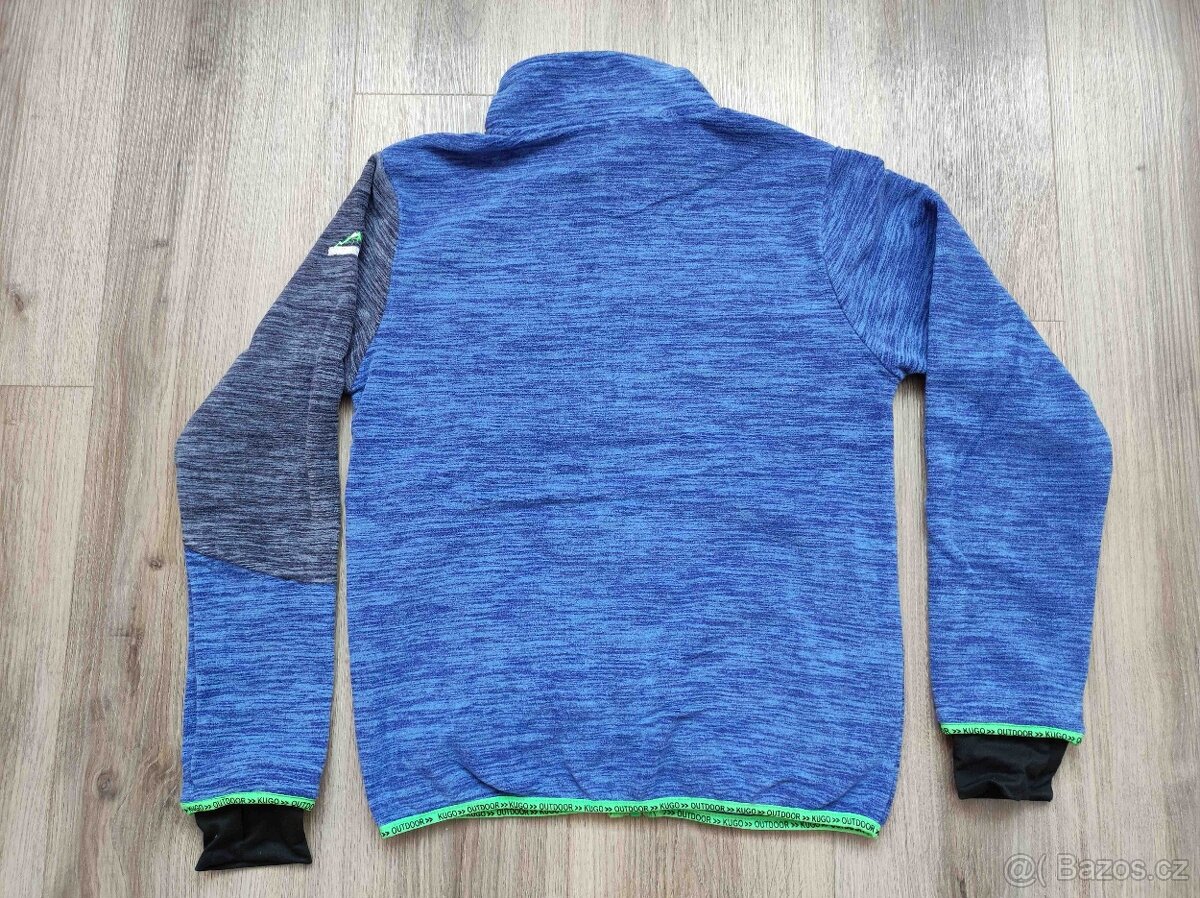 Chlapecká fleecová mikina na zip Kugo nová - 9