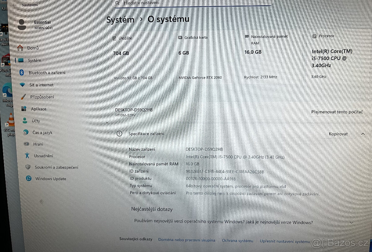 Herní PC GIGABYTE - i5/RTX2060/16GB - 9