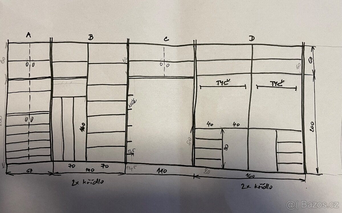 Předsíňová stěna, posuvné dveře - 9