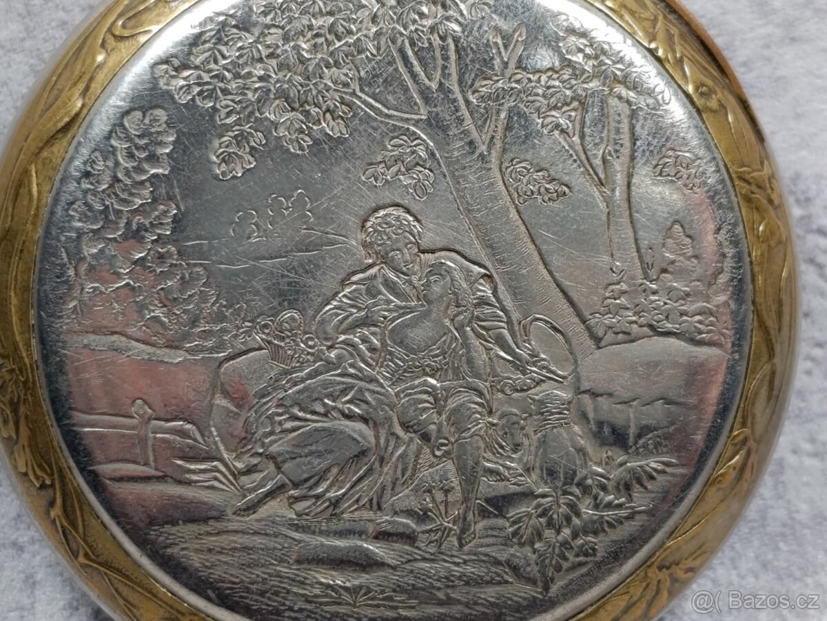 Obrovské 67mm kapesní hodinky Régulatéur, 192g - 9