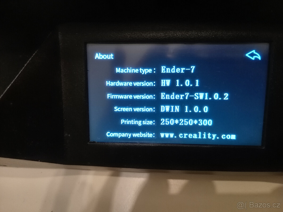 3d tiskarna Ender 7 , v zaruce - 9