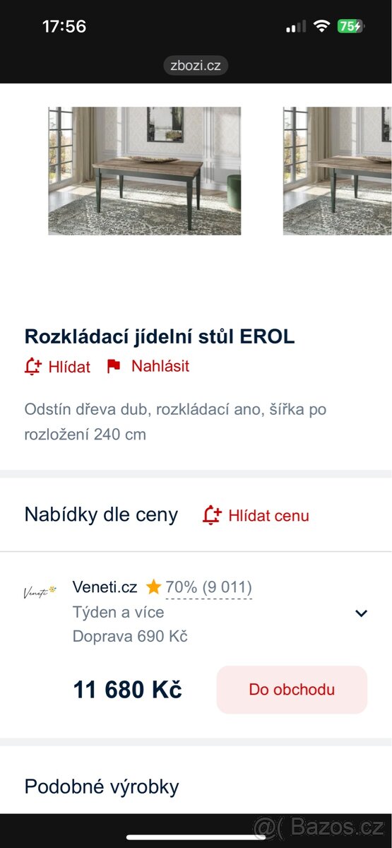 Jídelní rozkládací stůl - 9