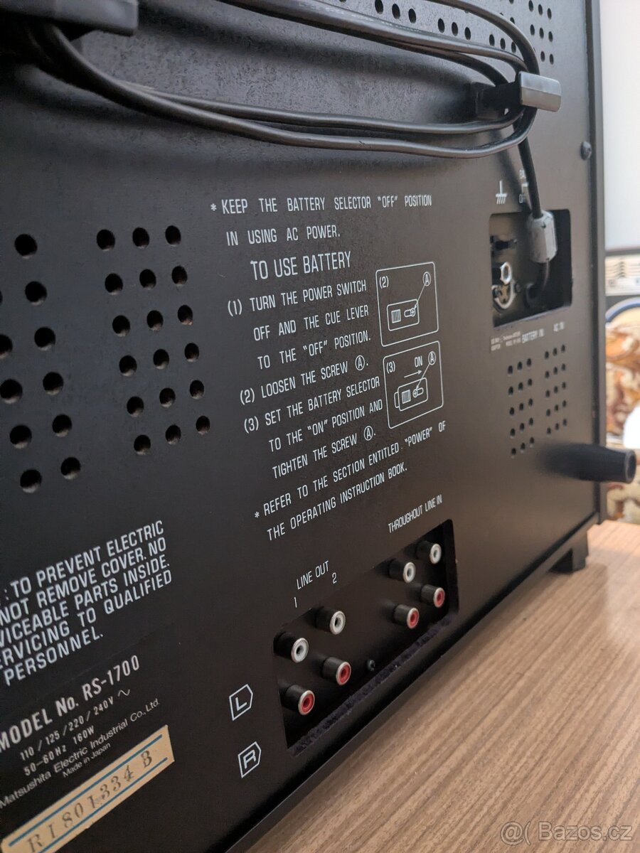 Technics RS-1700 - 9