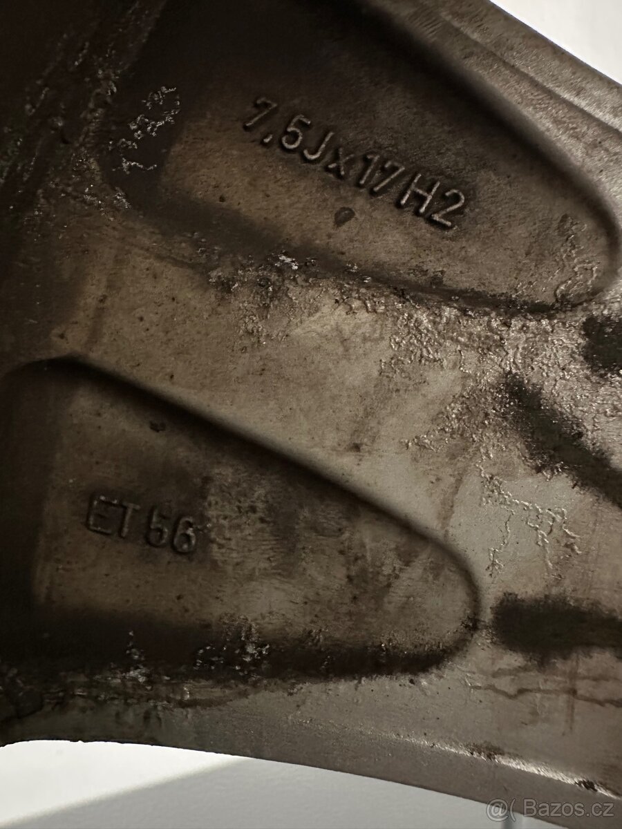 Alu 5x112 Audi R17, zimní sada pneu 215/50/17 - 9