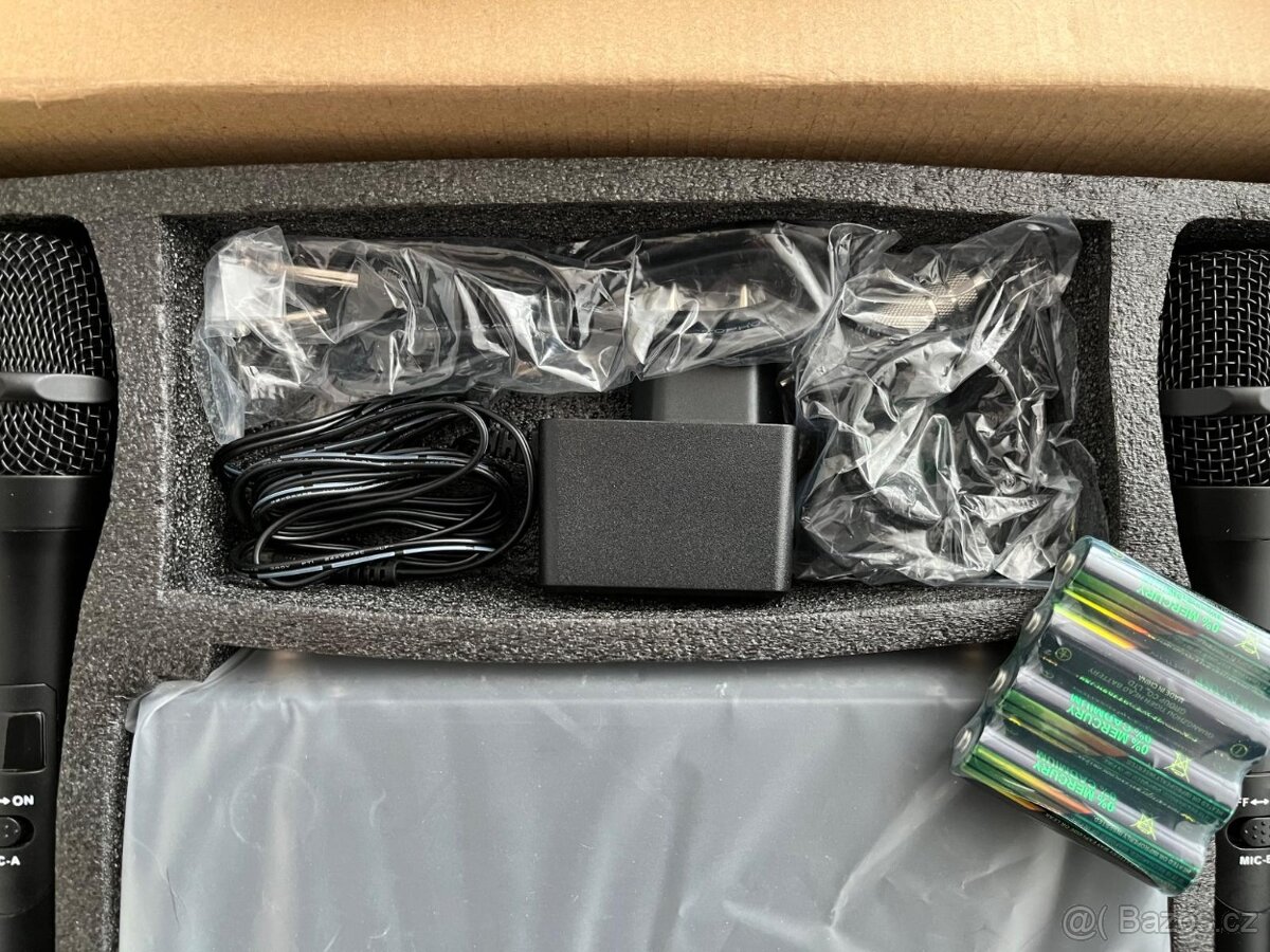 Bezdrátový mikrofonní systém TONOR TW350 Černý set - 9