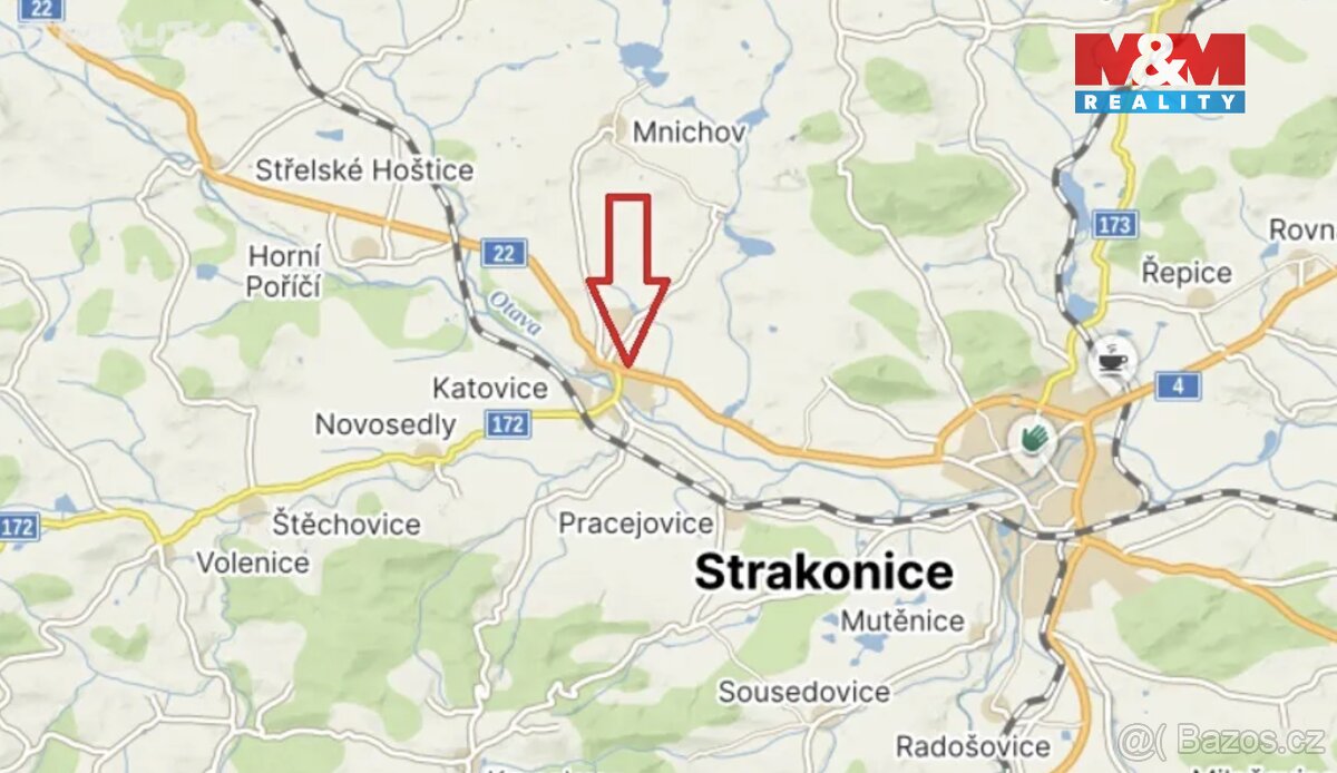 Prodej pozemku k bydlení, 1483 m², Katovice - 9