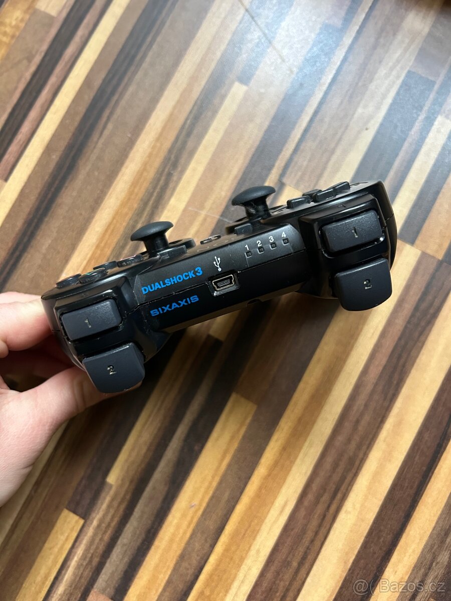 Playstation 3 Slim 320GB + ovládač + 6 hier - 9