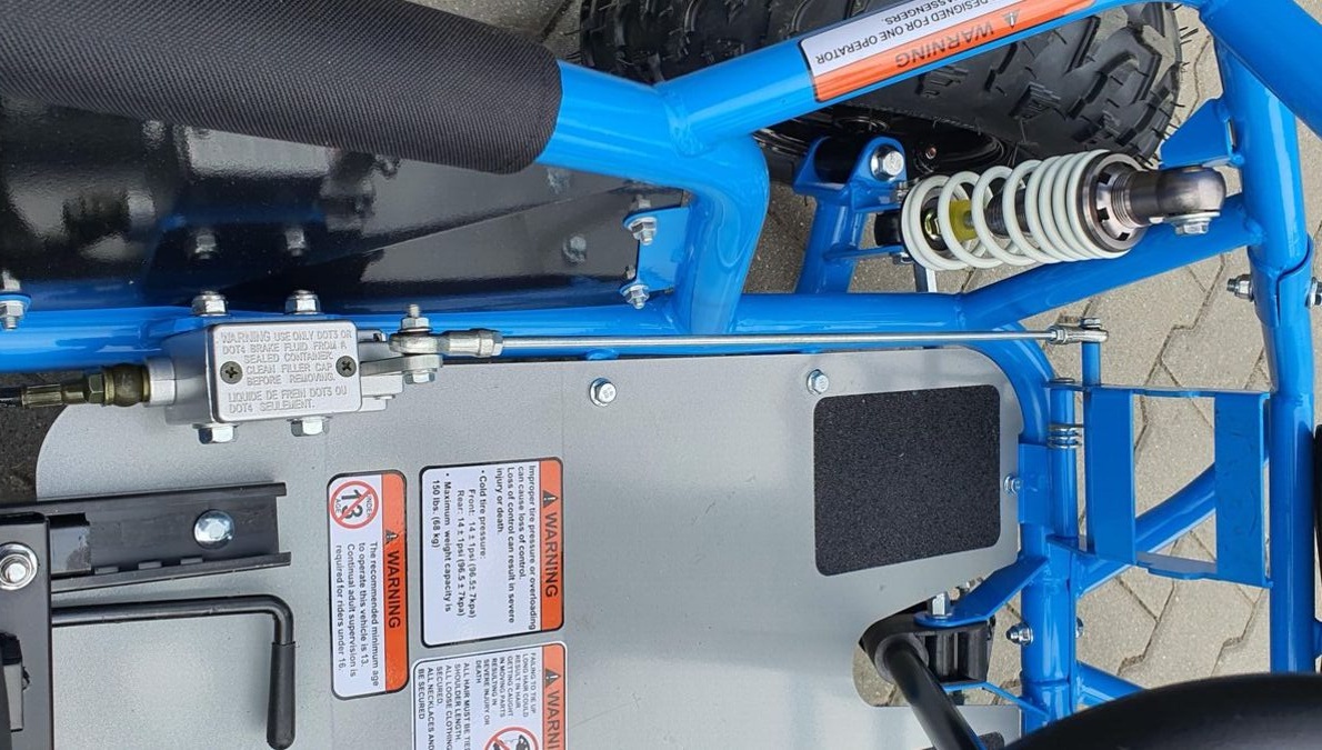 Dětská Bugina MiniRocket MudMonster 98ccm Modrá - 9