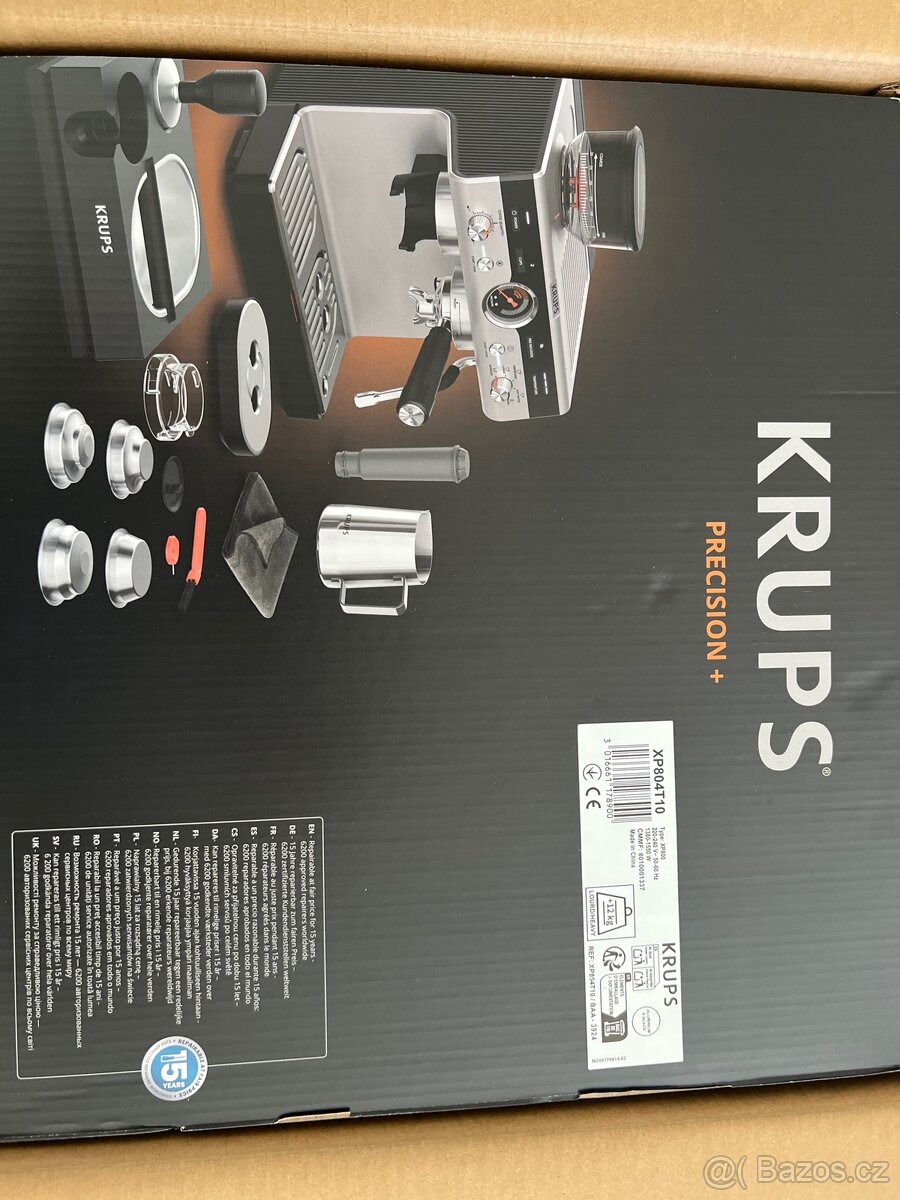 Spickovy pakovy kavovar s mlynkem Krups Precision+ XP804T10 - 9