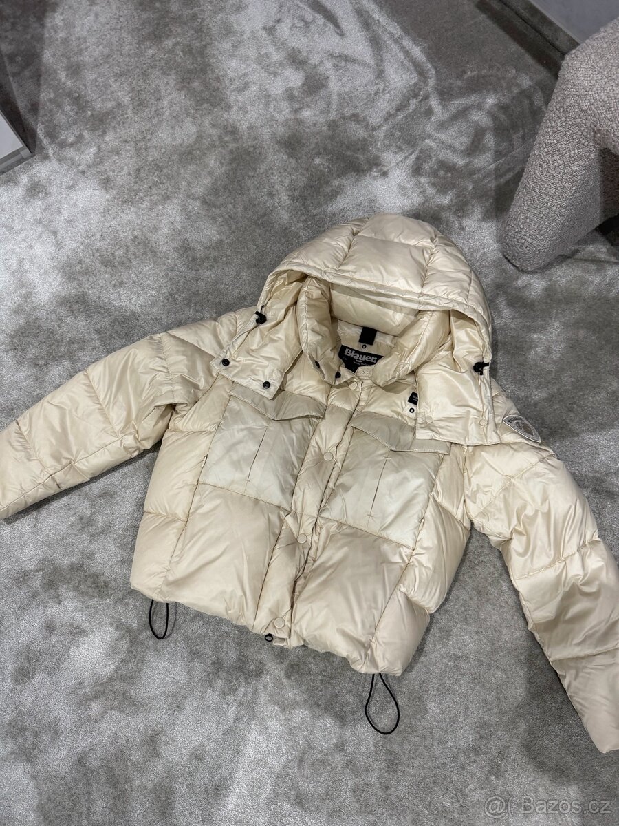 Luxusní, péřová crop bunda BLAUER - 9